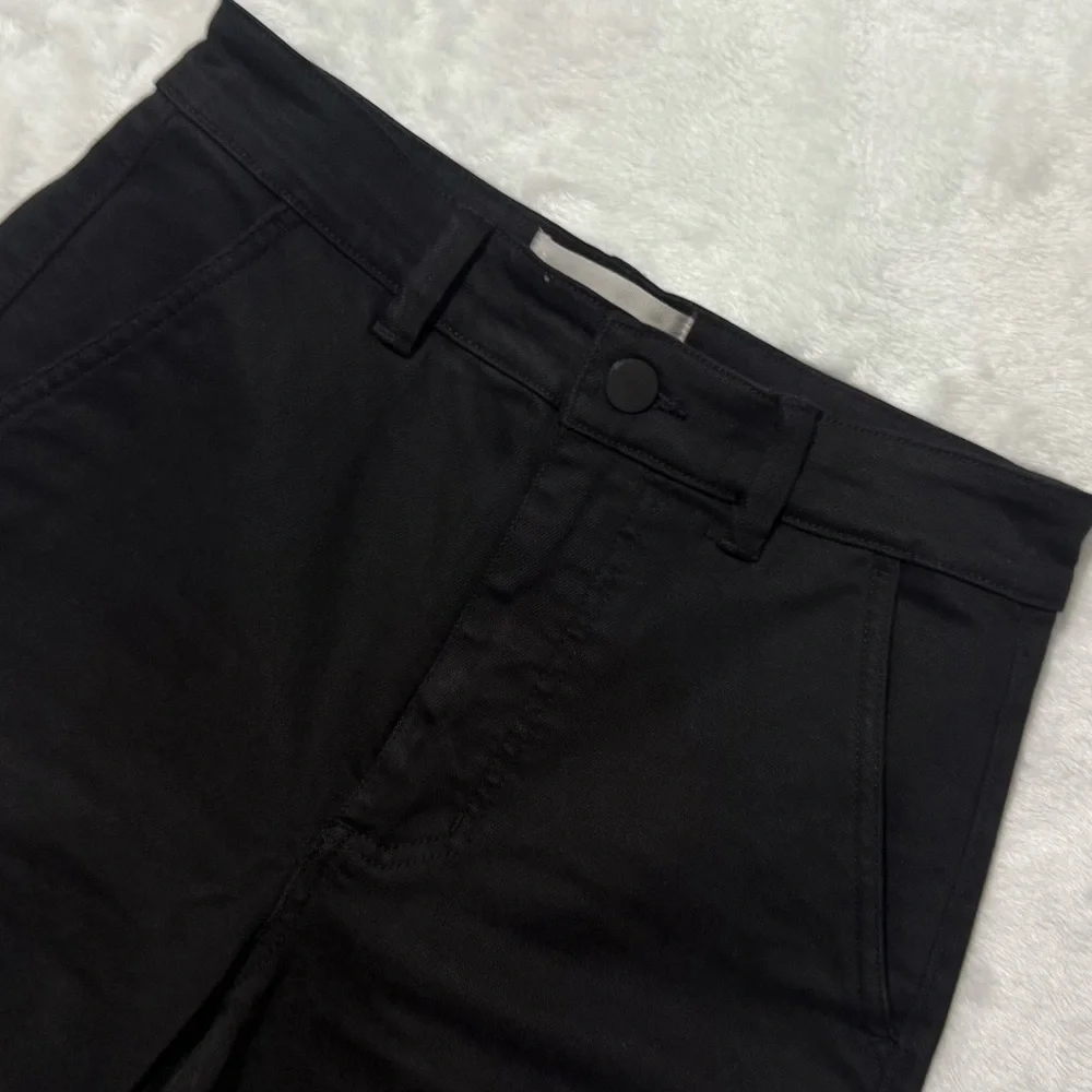 Everlane The Utility Straight-Leg Pant Black Size 2 Short